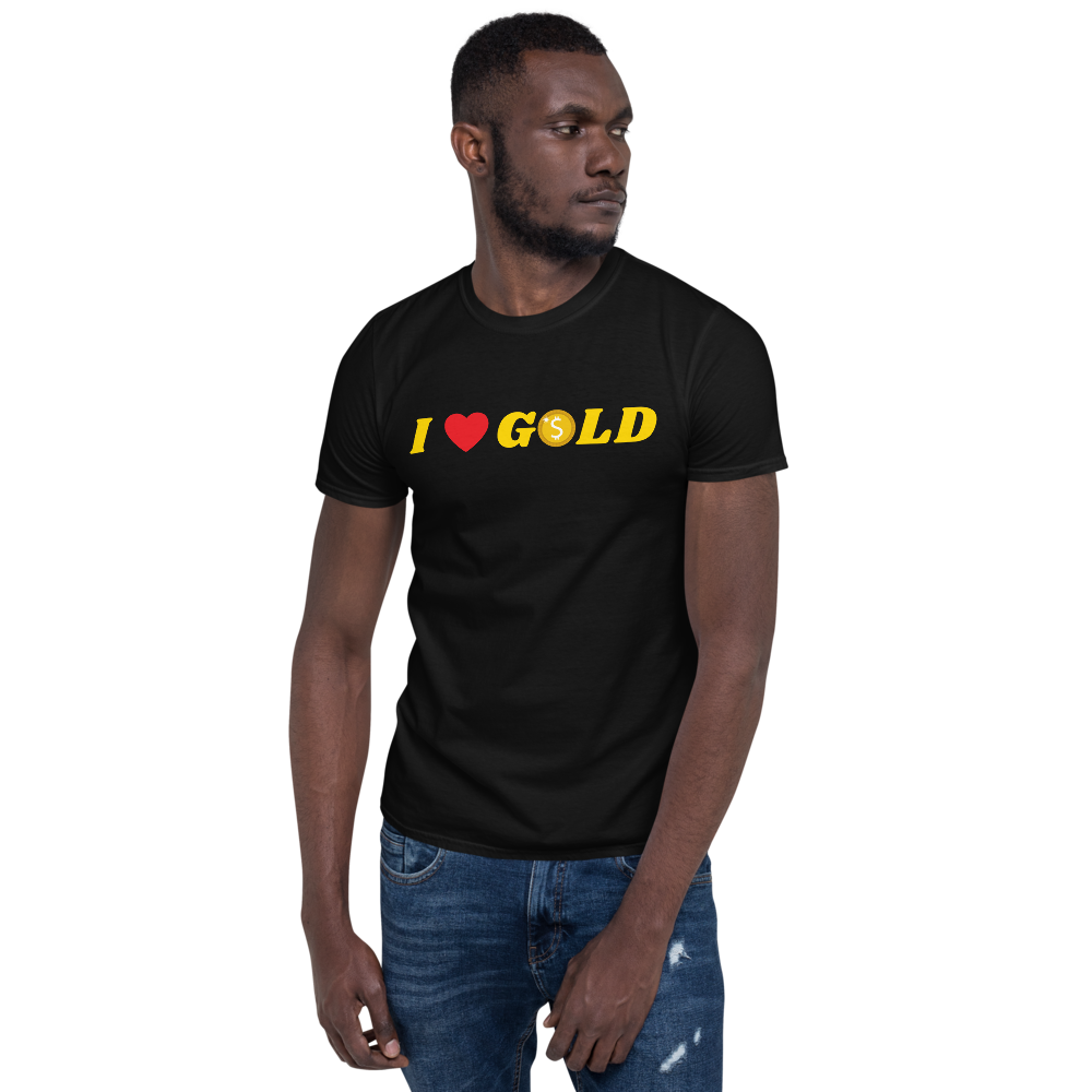 I LOVE GOLD Short-Sleeve Unisex T-Shirt